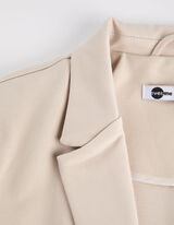 Blazer - Schulterpolster - weiß