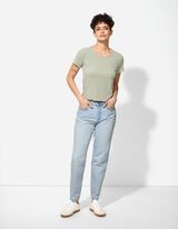 Farmerice - Rhinestones - svetlo-plava