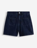 Jeansshorts - Regular Fit - Dunkelblau