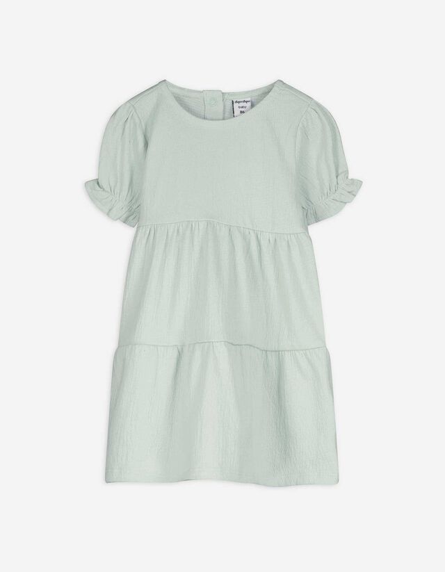 Kleid - einfarbig - hellgrün