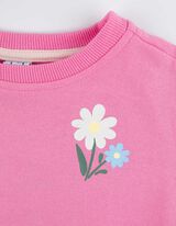 Sweatshirt - Volants - pink