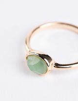 Pierścionek - 5 szt. w opakowaniu - zloty