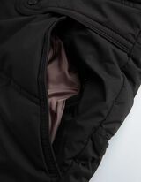 Kab&aacute;t - Skryt&yacute; zips - cierna