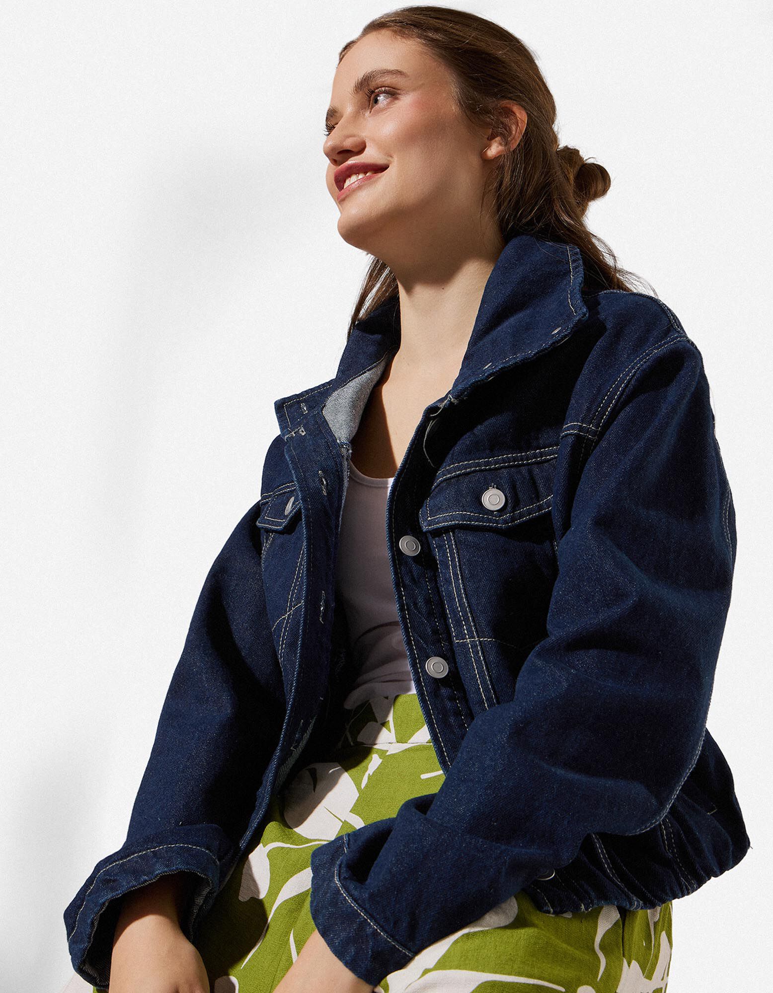 Blouson - Katoen - Donkerblauw
