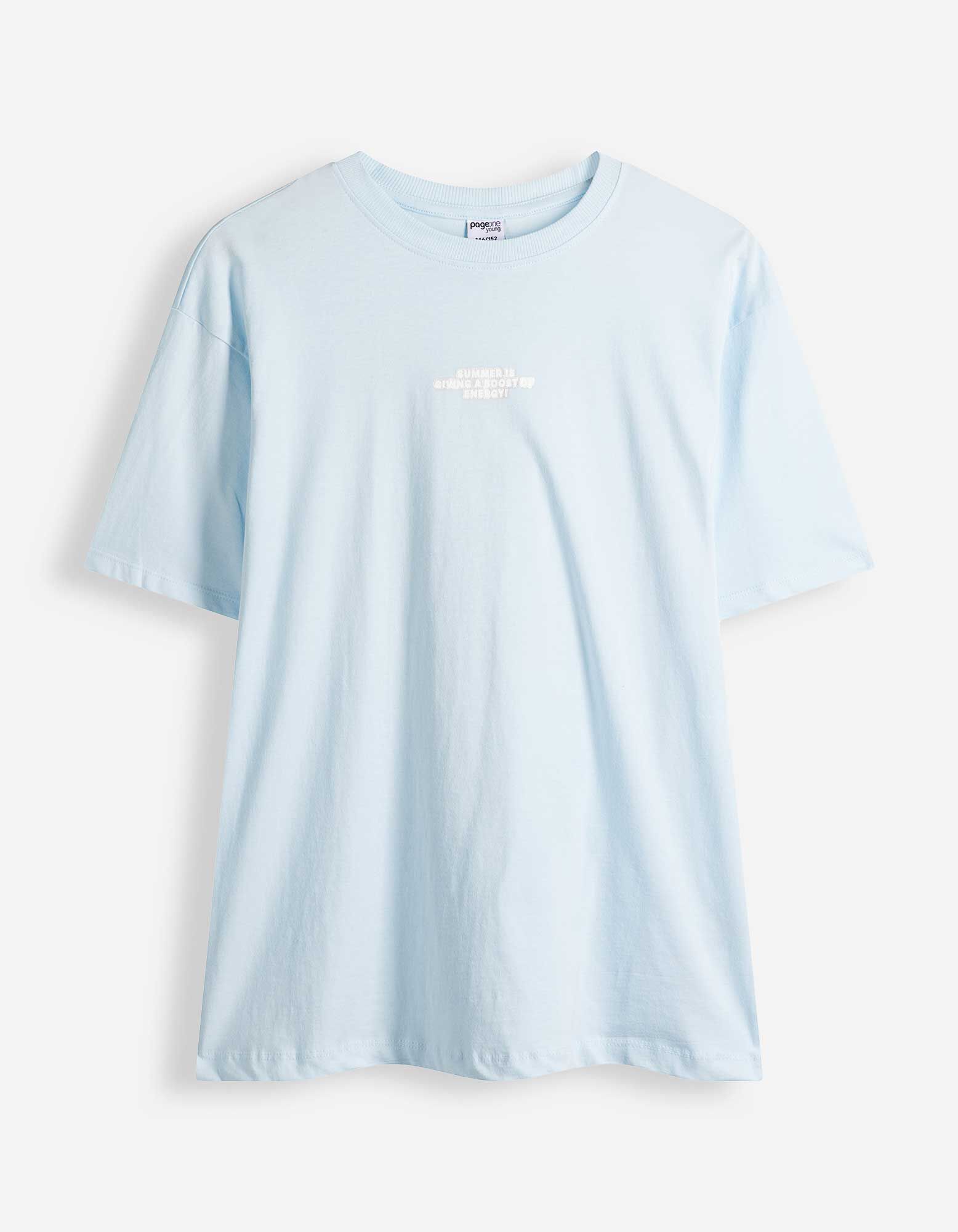 Longshirt - Oversized Fit - blau