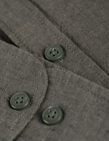 Camicia - Misto lino - verde scuro