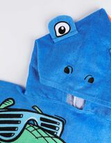 Accappatoio da bagno - Dinosauro - blu