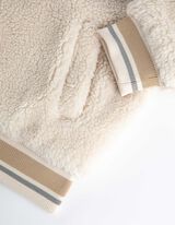 Cipzáros melegítőfelső - Plüss - feher