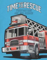 Trikó - Nyomott minta - türkiz