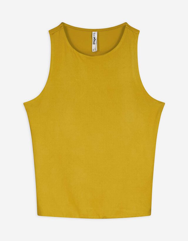 Top - Slim Fit - gelb