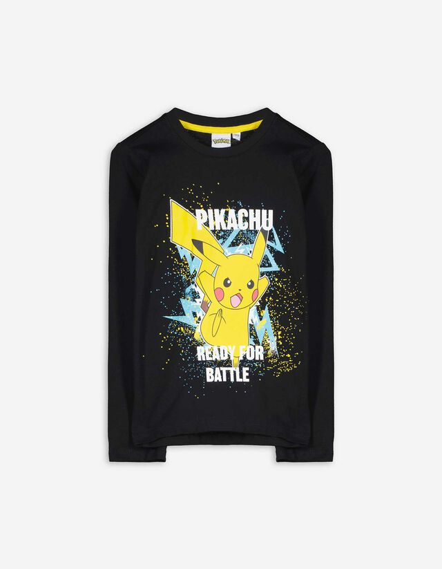 Langarmshirt - Pokémon - schwarz