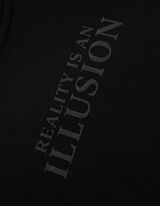 Mikina - Potlač v podobe spr&aacute;vy - cierna