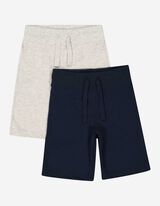 Bermuda  - Ceinture &eacute;lastique - Bleu fonc&eacute;