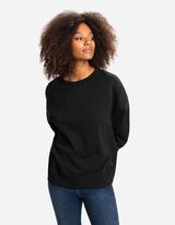 Melegítőfelső - Túlméretezett fazon - fekete