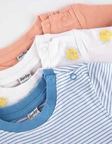 Mar&scaron;kinėliai - pakuotė po 3 vnt - baltas