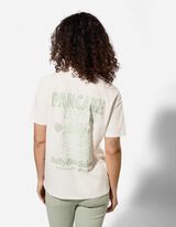 T-shirt - Afdrukken achteraan - wit
