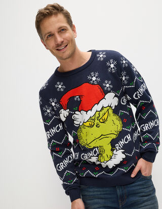 Pullover - Grinch - Dunkelblau
