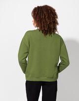 Dukserica - Print sa porukom - zeleno