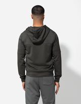 Tepláková bunda - Kapucňa - seda