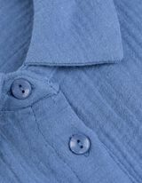 Camicia - Mussola - blu