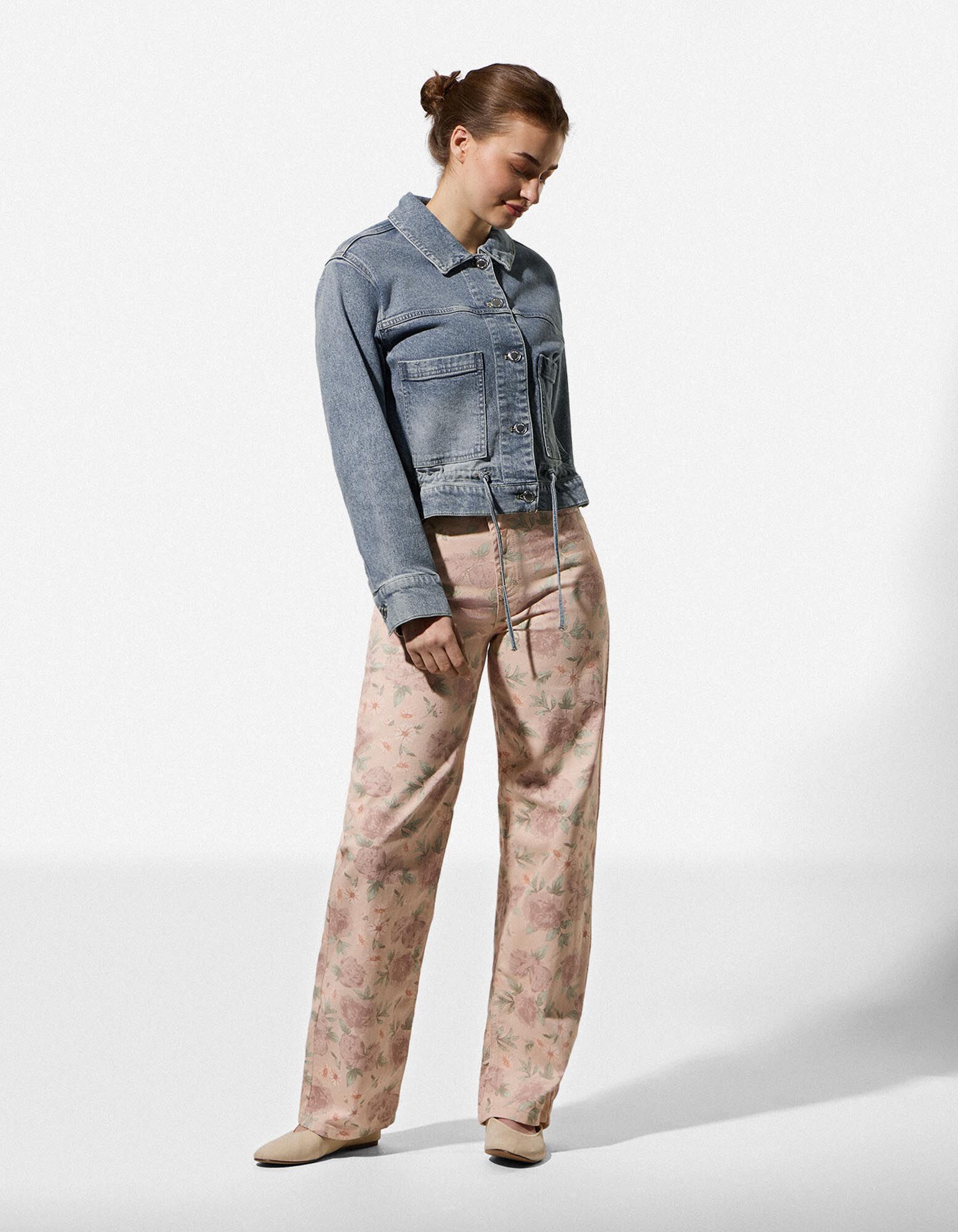 Denim jack - Tunnelkoord in de zoom - blauw