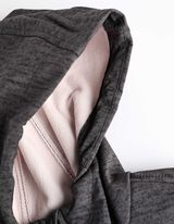 Jakna za boravak u prirodi - Poliester i najlon - tamno-siva