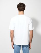 Tričko - Nadměrný střih Oversized Fit - bílá