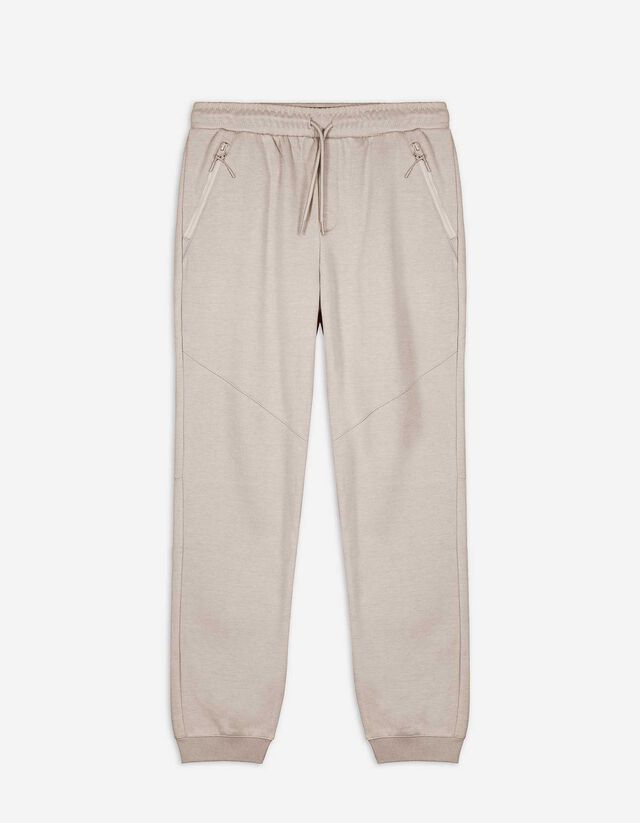 Pantaloni jogging - Picior larg - Bej