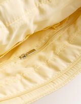 Schultertasche - Wattierung - hellgelb