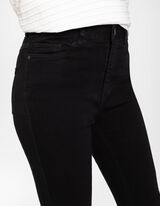 Džinsai - Prigludę - juodas