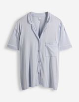 Pyžamov&yacute; set trička a &scaron;ortek - Jednobarevn&eacute; - svetle  modra