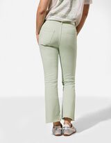 Broek - Uitlopende pasvorm - groen