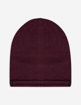 Beanie - einfarbig - dunkelrot