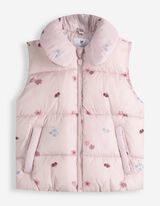 Weste - Allover-Print - Rosa