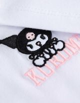 T-s&auml;rk - lisatud tikand - valge