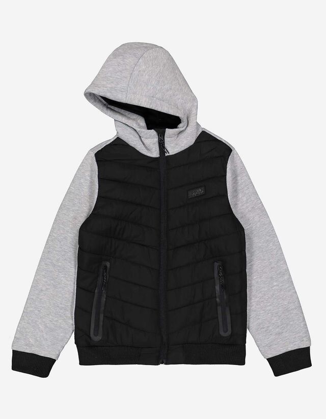 Jungen Wattierte Jacke - Label Patch   