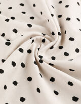 Tricou - Mâneci cu manșete fixe - Alb