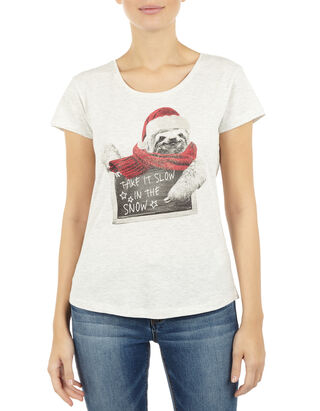 Damen T-Shirt mit Weihnachts-Print