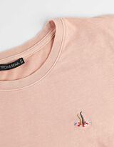 T-shirt - Ricami - arancione