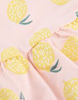 Kleit - allover-tr&uuml;kk - roosa