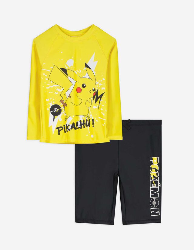 Set camicia e pantaloni UV - Pokémon - giallo