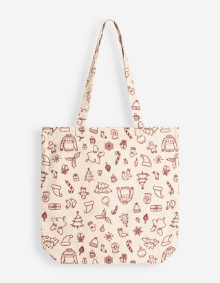 Beuteltasche - Christmas - Beige