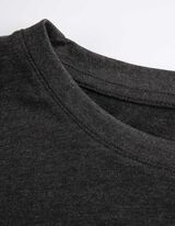 Hosszú ujjú felső - Kerek nyakkivágás - sötétszürke