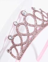 plaukų papuošalai - Dekoratyvūs akmenukai - ryskiai rozinis