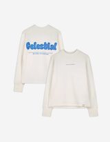 Sweatshirt - Afdrukken achteraan - wit