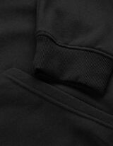 Veste molletonn&eacute;e - Coupe oversize - noir