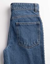 Jeans - Gehaakte kant - blauw