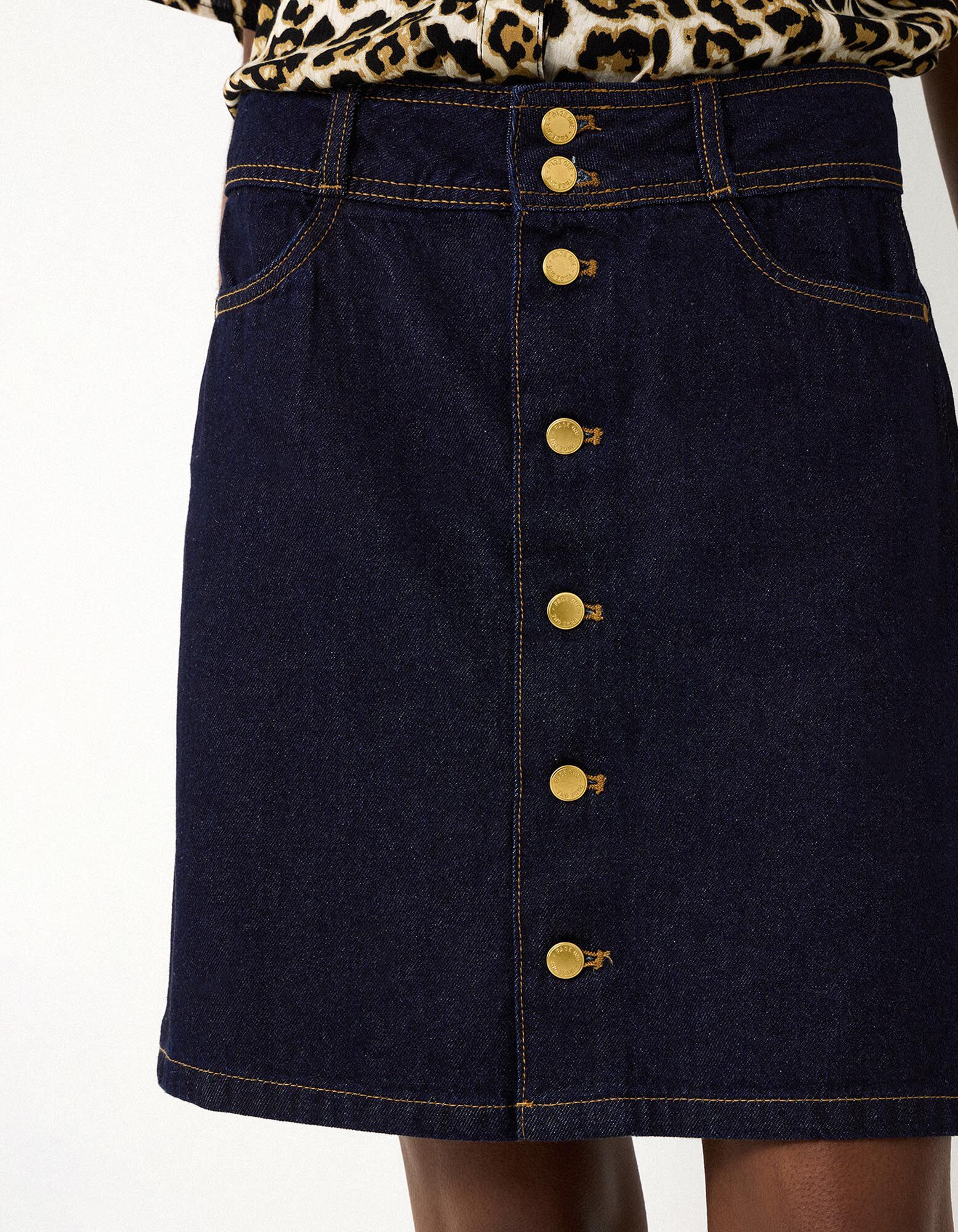 Jeansrock - dark blue denim - Dunkelblau