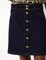 Jeansrock - dark blue denim - Dunkelblau
