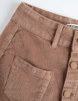 Sijonas - Velvetas - smelio spalvos